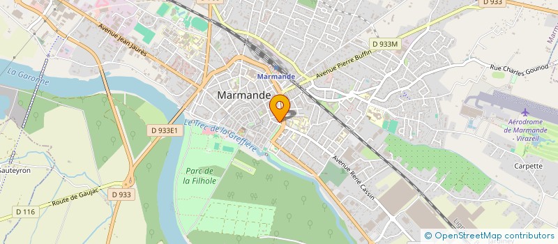 localisation de l'entreprise SCI RESIDENCE RENE MARBOUTIN  MARMANDE