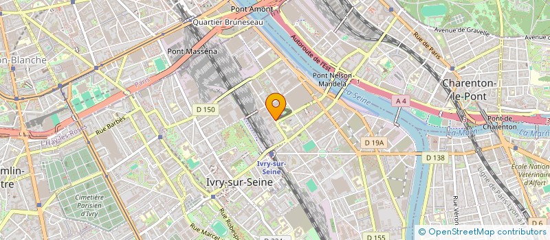 localisation de l'entreprise SCI RESIDENCE RIVE GAUCHE à IVRY-SUR-SEINE