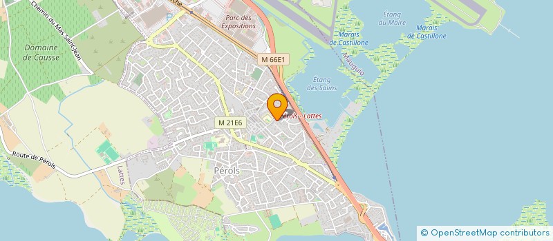 localisation de l'entreprise SCI RESIDENCE ROSERAIE  PEROLS