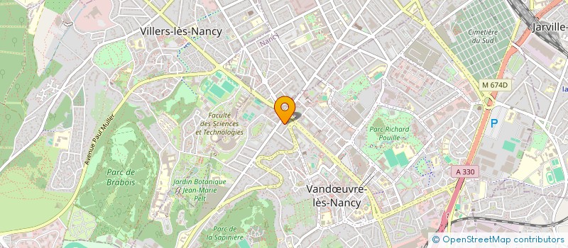 localisation de l'entreprise SCI RESIDENCE SAINT DENIS  VANDUVRE-LES-NANCY