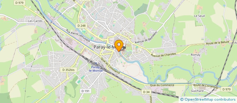 localisation de l'entreprise SCI RESIDENCE SAINT HUGUES  PARAY-LE-MONIAL