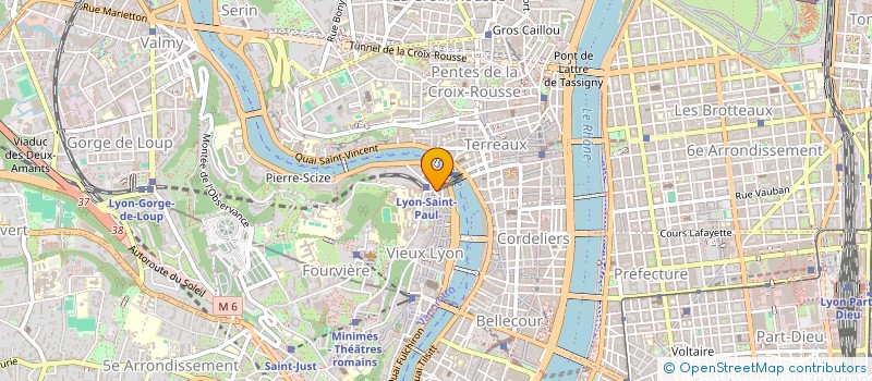 localisation de l'entreprise SCI RESIDENCE SAINT PAUL  LYON