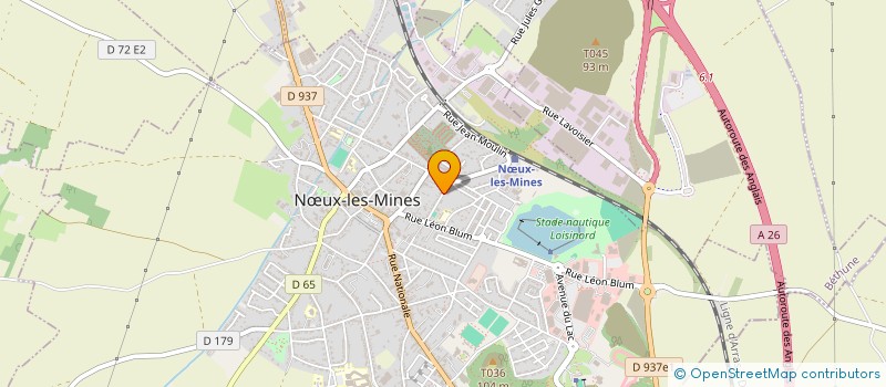 localisation de l'entreprise SCI RESIDENCE SAINTE BARBE à NŒUX-LES-MINES