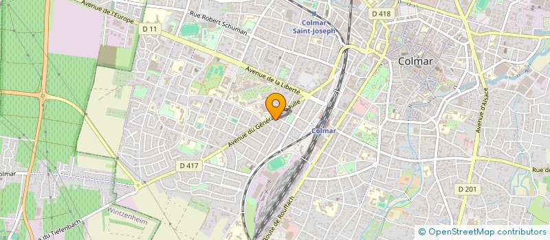 localisation de l'entreprise SCI RESIDENCE SAINTE CATHERINE  COLMAR