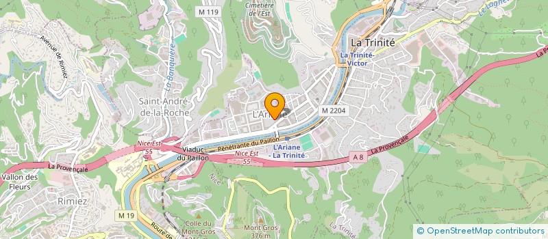 localisation de l'entreprise SCI RESIDENCE SANTA MARIA à NICE