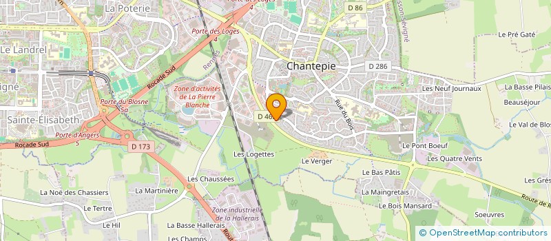 localisation de l'entreprise SCI RESIDENCE SEVIGNE  CHANTEPIE