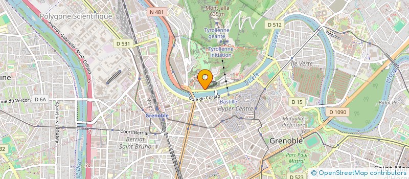 localisation de l'entreprise SCI RESIDENCE ST BRUNO  GRENOBLE