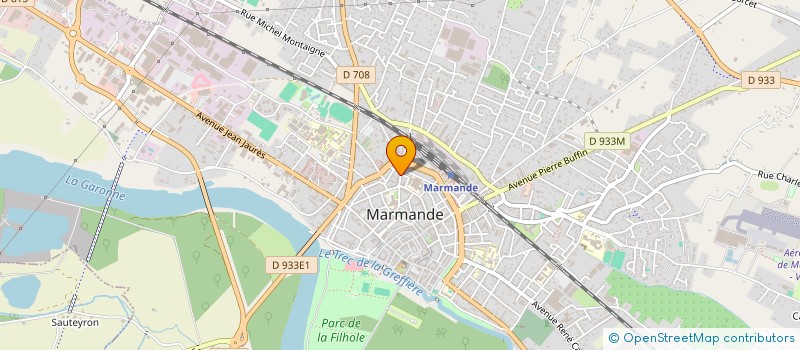 localisation de l'entreprise SCI RESIDENCE ST EXUPERY  MARMANDE