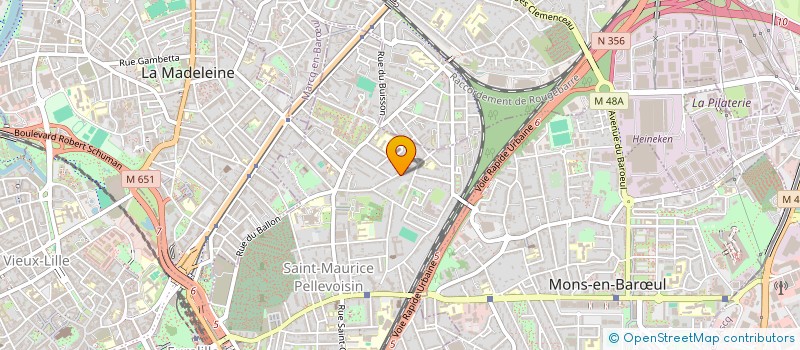 localisation de l'entreprise SCI RESIDENCE ST LOUIS à LILLE