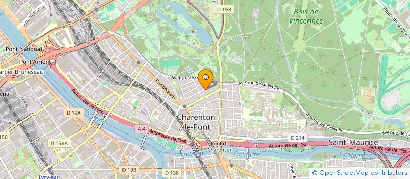 localisation de l'entreprise SCI RESIDENCE STINVILLE  CHARENTON-LE-PONT