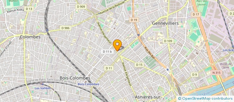 localisation de l'entreprise SCI RESIDENCE VAL MENIL à ASNIERES-SUR-SEINE