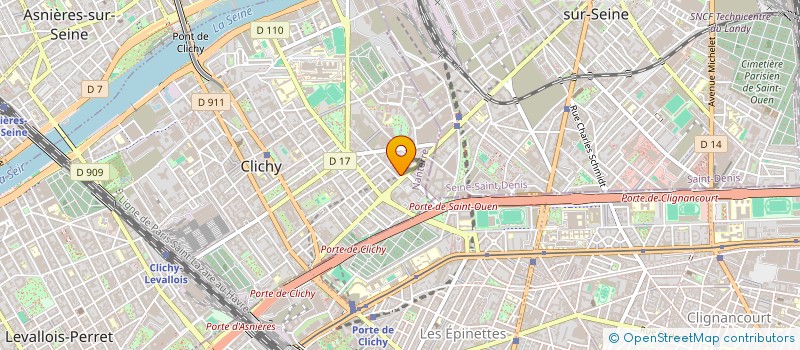 localisation de l'entreprise SCI RESIDENCE VICTOR HUGO à CLICHY