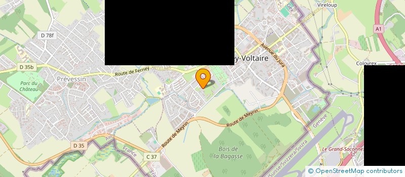 localisation de l'entreprise SCI RESIDENCE VOLTAIRE EC 86 à FERNEY-VOLTAIRE