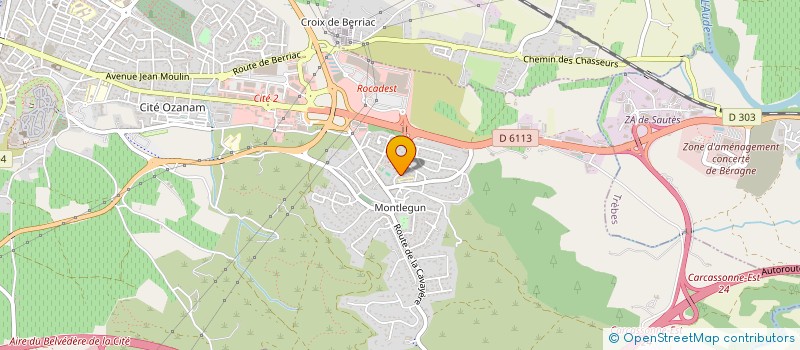 localisation de l'entreprise SCI RESIDENCES DE MONTLEGUN à CARCASSONNE