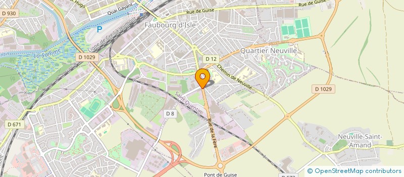 localisation de l'entreprise SCI RESIDENCES DELPIERRE à SAINT-QUENTIN