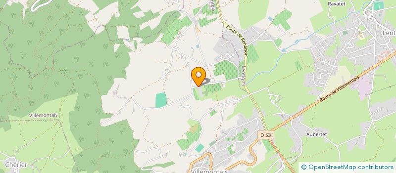 localisation de l'entreprise SCI RESIDENCES DU BURON  VILLEMONTAIS