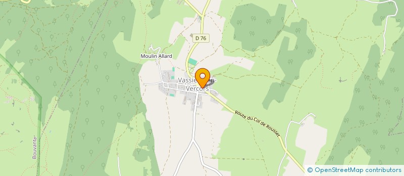localisation de l'entreprise SCI RESIDENCES DU VEYMONT à SAINT-AGNAN-EN-VERCORS