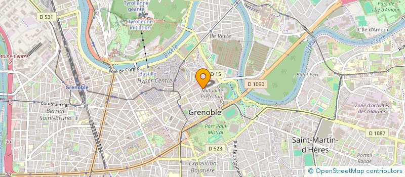localisation de l'entreprise SCI RESIDENCES LE CARRE PAYSAGER  GRENOBLE