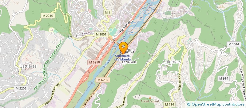 localisation de l'entreprise SCI RESIDENCES LES IRIS  COLOMARS