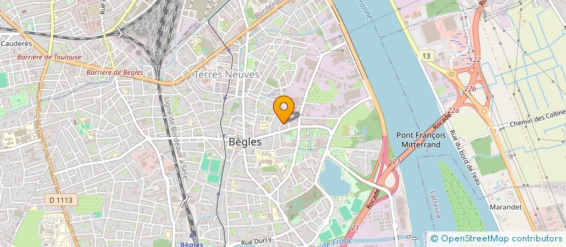 localisation de l'entreprise SCI RESIDENCIA  PESSAC