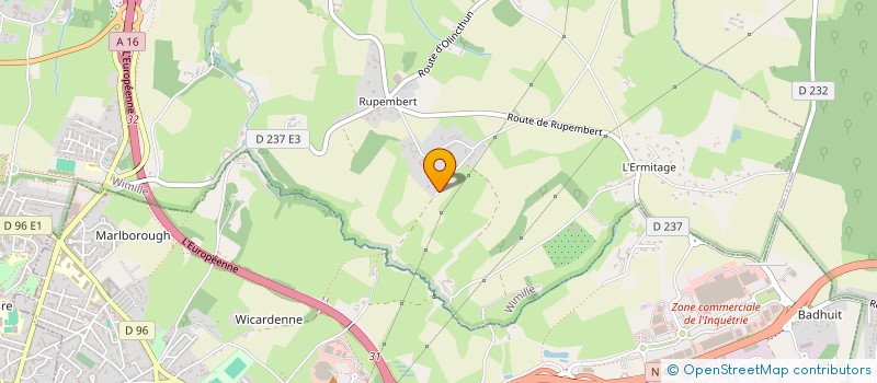 localisation de l'entreprise SCI RESIDENCIA  WIMILLE