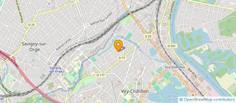 localisation de l'entreprise SCI RESIDENCIMMO à VIRY-CHATILLON