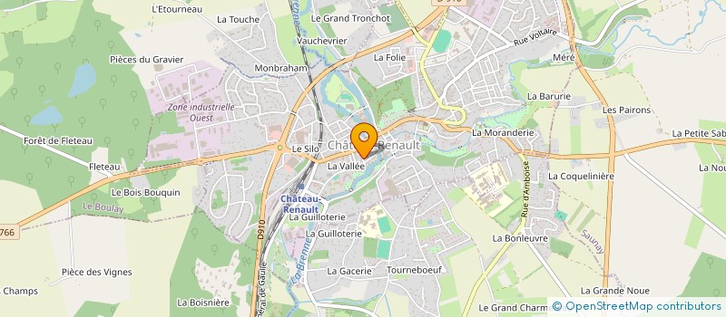 localisation de l'entreprise SCI RESIDENT à CHATEAU-RENAULT