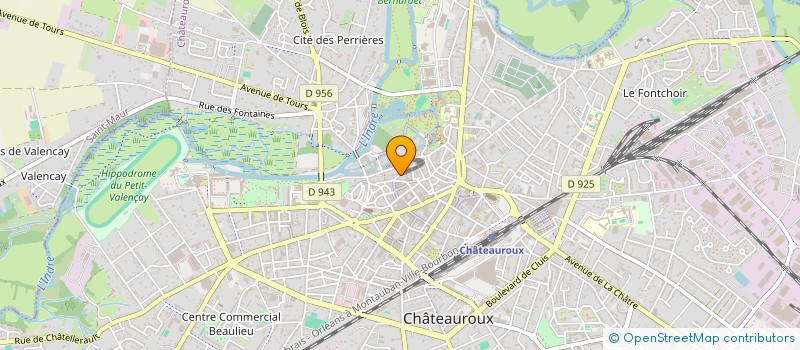 localisation de l'entreprise SCI RESIDOR à CHATEAUROUX