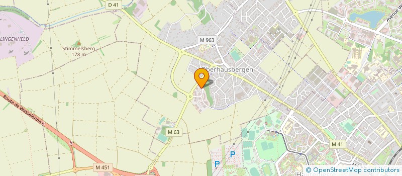 localisation de l'entreprise SCI RESIENCE JARDINS DES DEUX RIVES  OBERHAUSBERGEN