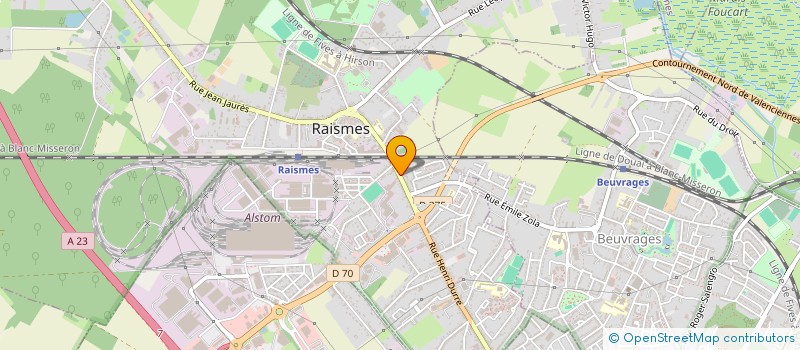 localisation de l'entreprise SCI RESILIENCE 83  RAISMES