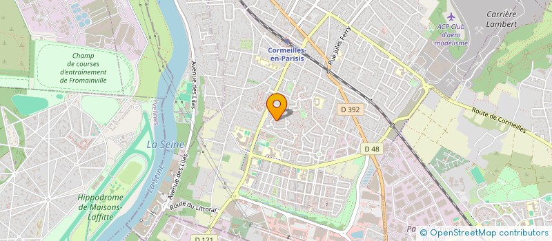 localisation de l'entreprise SCI RESILIENCE-LONGFORT OUBLIE  CORMEILLES-EN-PARISIS