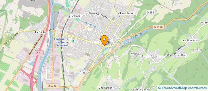 localisation de l'entreprise SCI RESISTANCE  PONTCHARRA