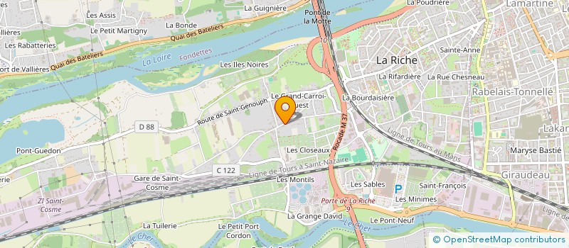 localisation de l'entreprise SCI RESISTANCE  LA RICHE