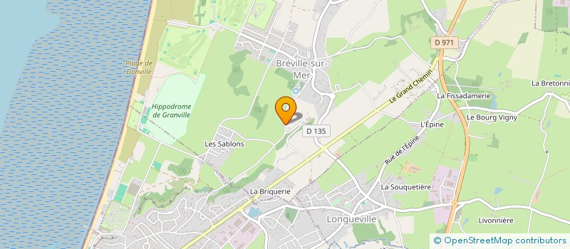 localisation de l'entreprise SCI RESMER  BREVILLE-SUR-MER