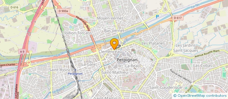 localisation de l'entreprise SCI RESPAUT RENARD  PERPIGNAN