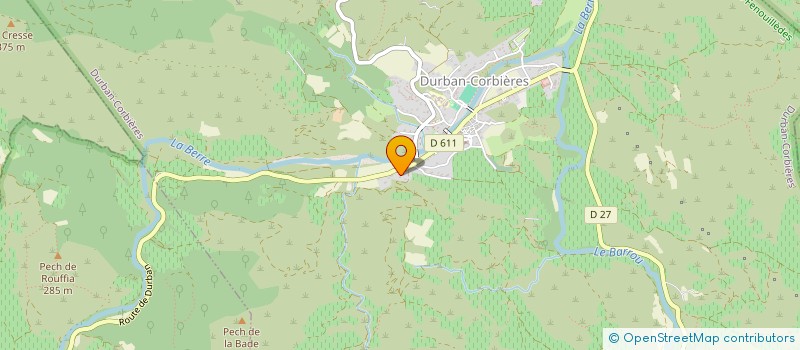 localisation de l'entreprise SCI RESPICE FINEM  DURBAN-CORBIERES