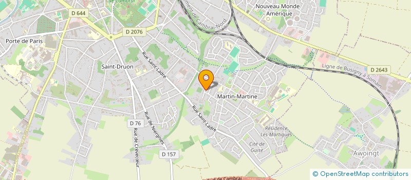 localisation de l'entreprise SCI RESPIR  CAMBRAI