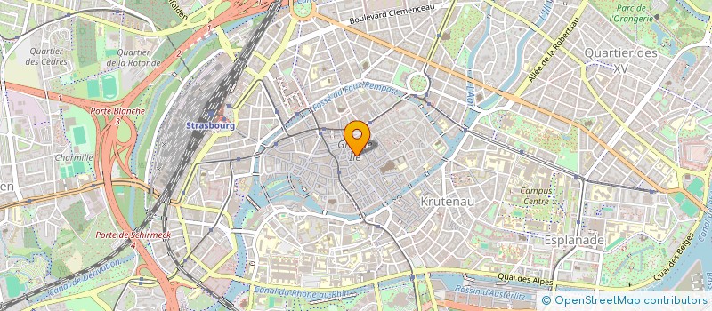 localisation de l'entreprise SCI RESTEX  STRASBOURG