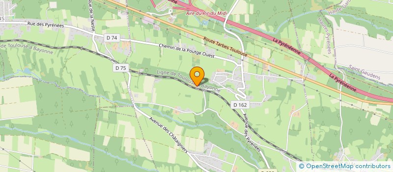 localisation de l'entreprise SCI RESTO ST-GAUDENS  SAINT-LAURENT-DE-NESTE