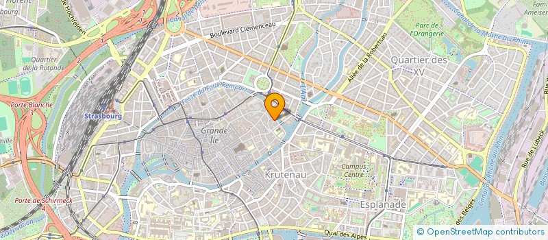localisation de l'entreprise SCI RESTRA à STRASBOURG