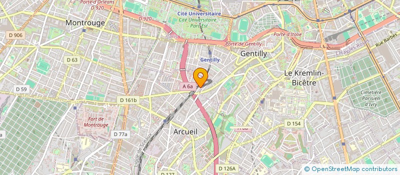 localisation de l'entreprise SCI RESTREPO TRIVINO à ARCUEIL