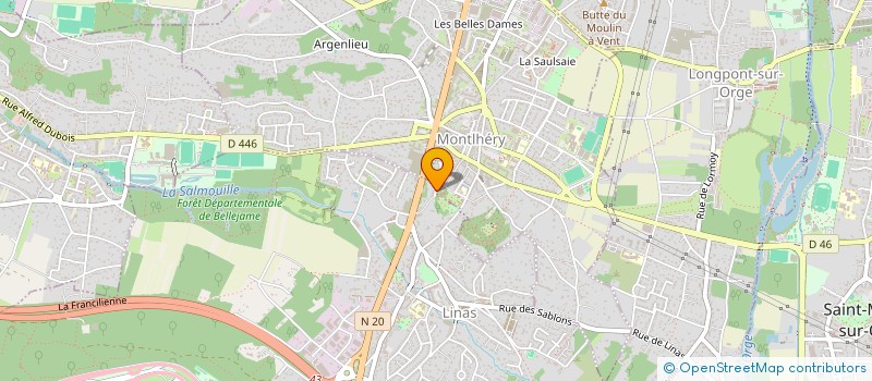 localisation de l'entreprise SCI RESYL à LINAS
