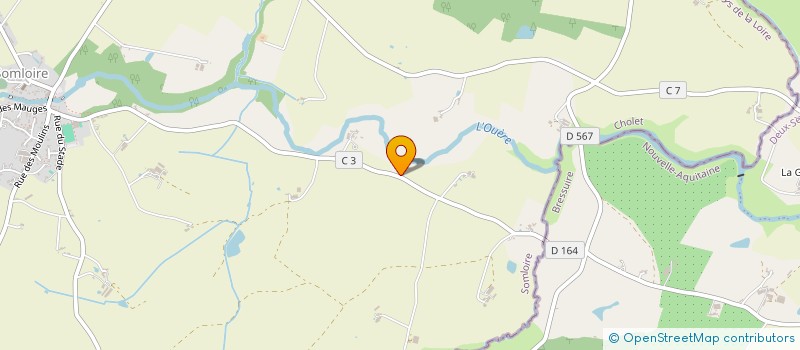 localisation de l'entreprise SCI RETAILLEAU  YZERNAY