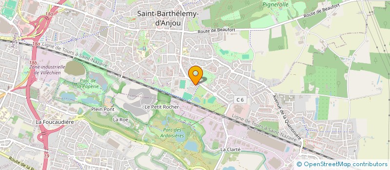 localisation de l'entreprise SCI RETAILLEAU  SAINT-BARTHELEMY-D'ANJOU