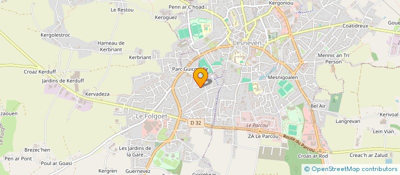 localisation de l'entreprise SCI RETALAIRE  LE FOLGOET