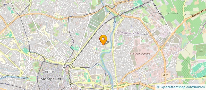 localisation de l'entreprise SCI RETBA à MONTPELLIER