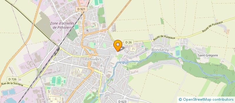 localisation de l'entreprise SCI RETHORE à PITHIVIERS