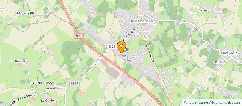 localisation de l'entreprise SCI RETIERS  TREILLIERES