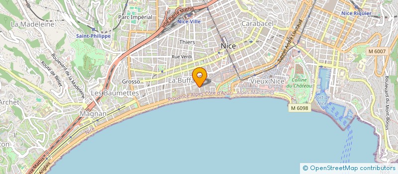 localisation de l'entreprise SCI RETINA à NICE