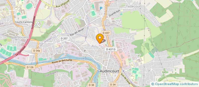 localisation de l'entreprise SCI RETIRO  AUDINCOURT